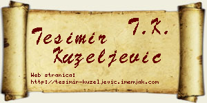 Tešimir Kuzeljević vizit kartica